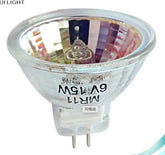 10pcs Halogen bulb 6v 5w MR11 with reflective surface and two-pin base